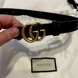 Authentic Gucci Logo Belt Size 4